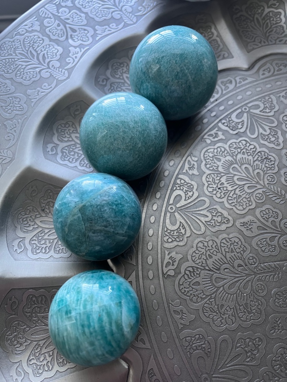 Amazonite sphere - Picture 4 of 5